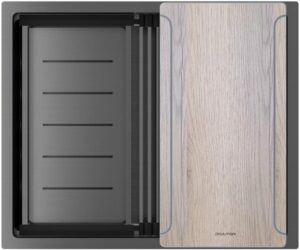Кухонная мойка PAULMARK NEXT-MULTI SINK 54 UNI PM785445-GM нержавеющая сталь